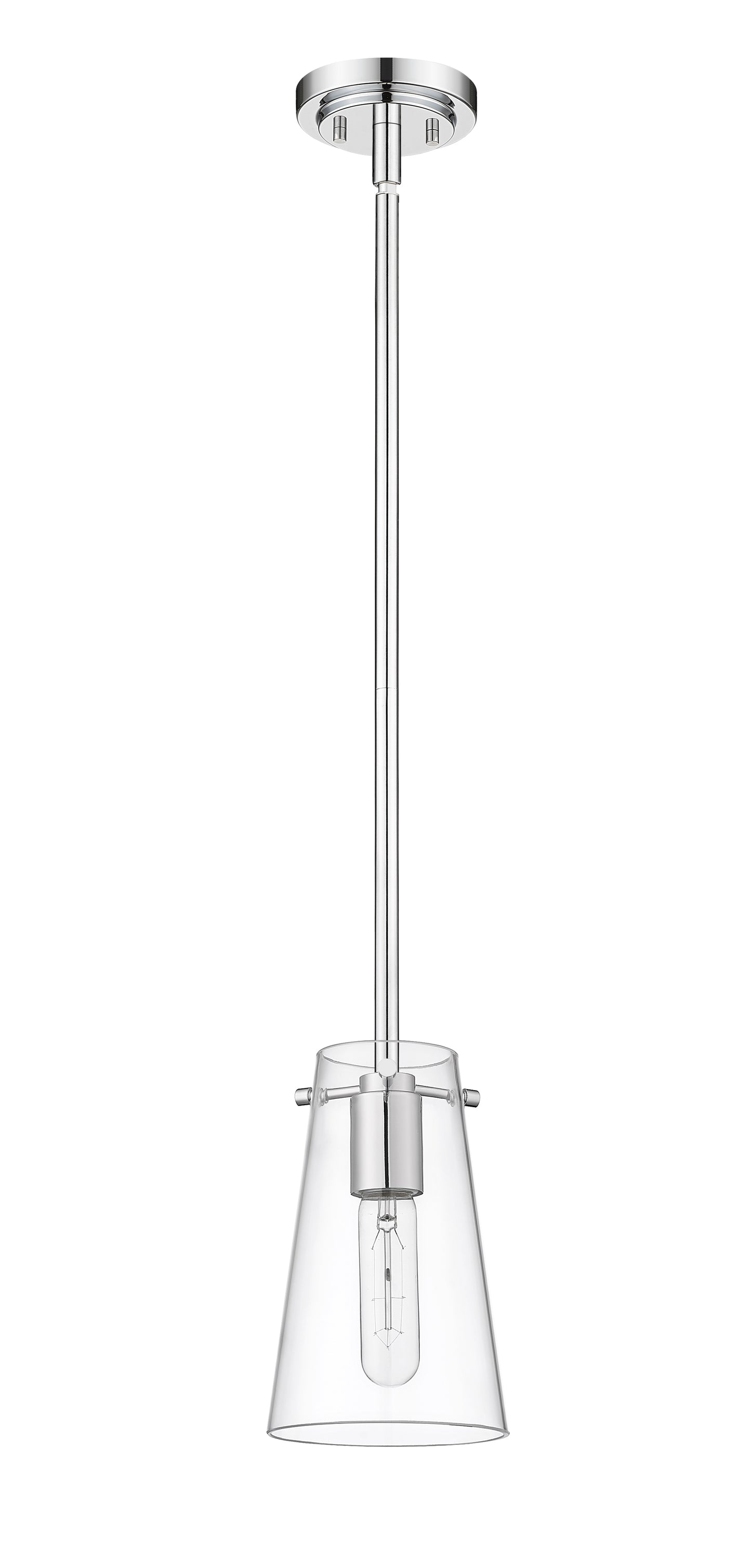 7508MP-ROD-CH - Kira 1 Light 5" Pendant - Chrome