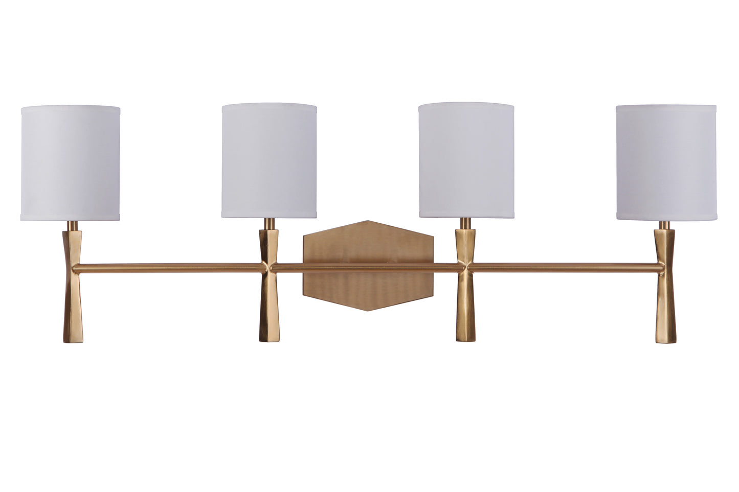 16032SB4 - Chatham 4 Light 32" Wide Vanity Light - Satin Brass