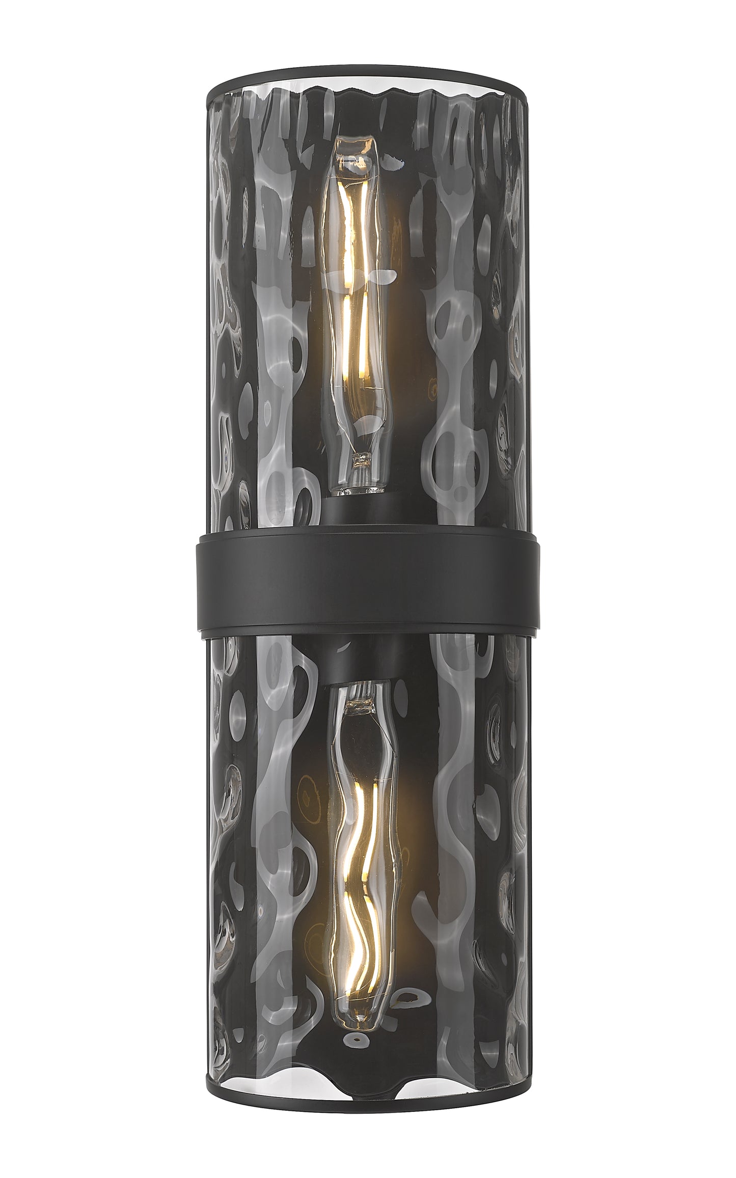 3053-2SL-MB - Meridian 2 Light Wall 18" Sconce - Matte Black
