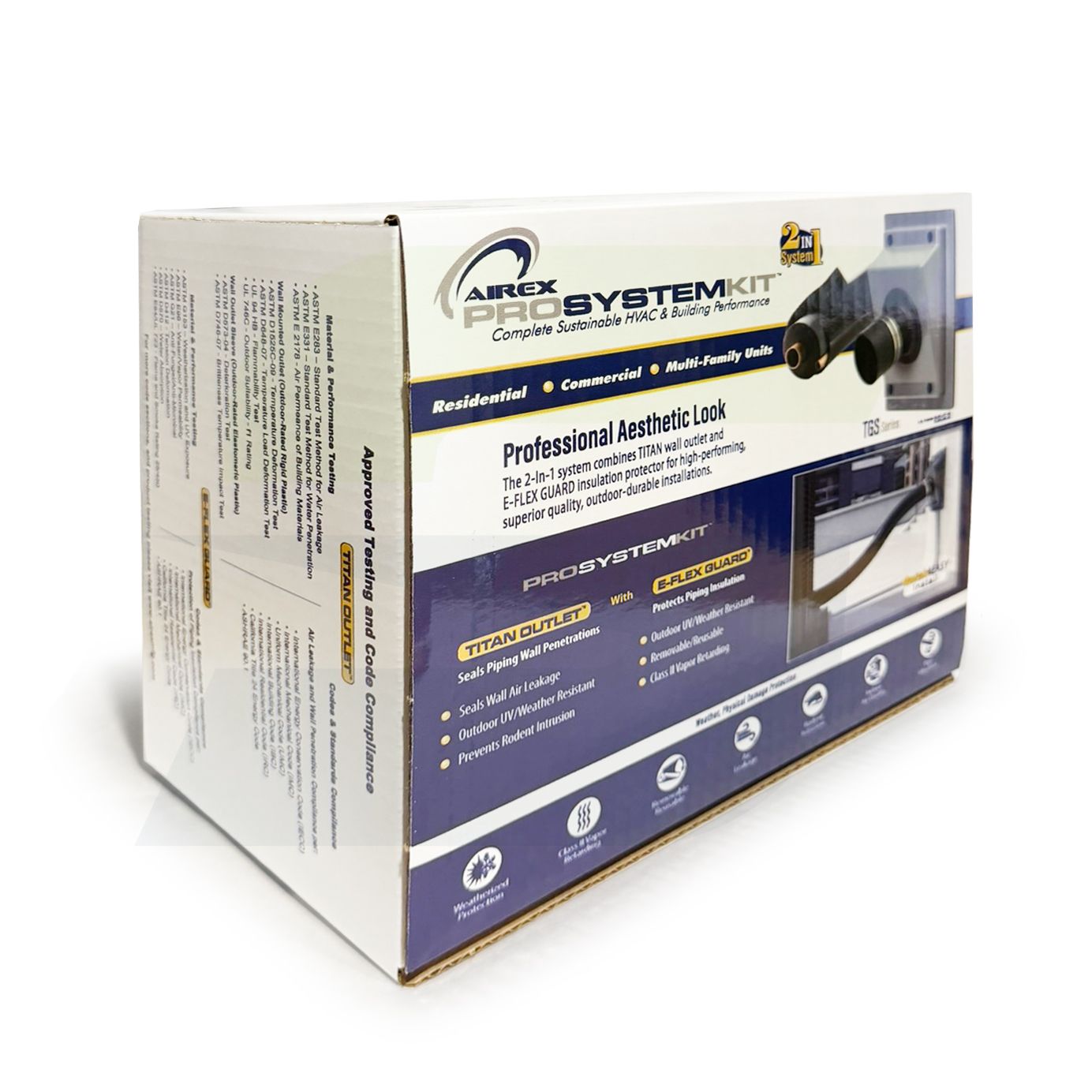 TGS-650G-72E-B - TGS Airex Pro-System Kit - 1/2" Pipe