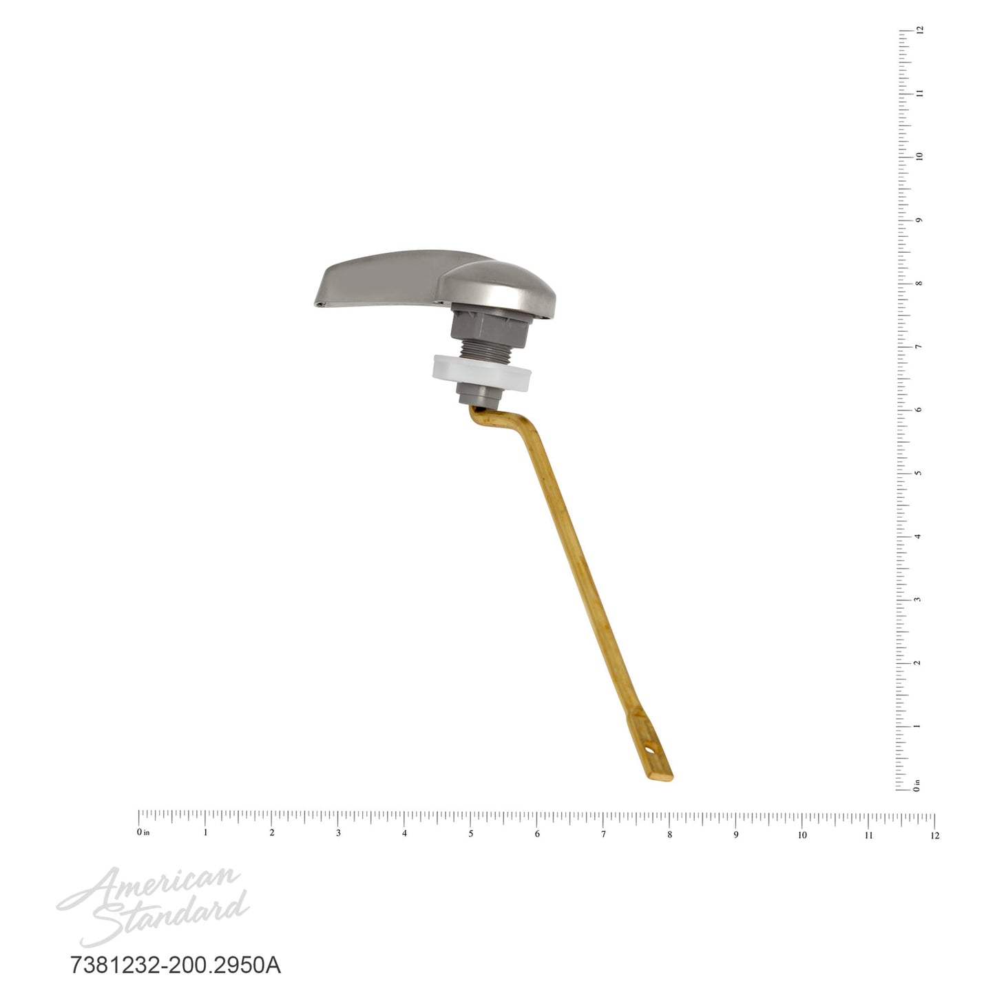 7381232-200.2950A - Left-Hand Trip Lever for Champion Pro 4225A Toilet Tank - Brushed Nickel