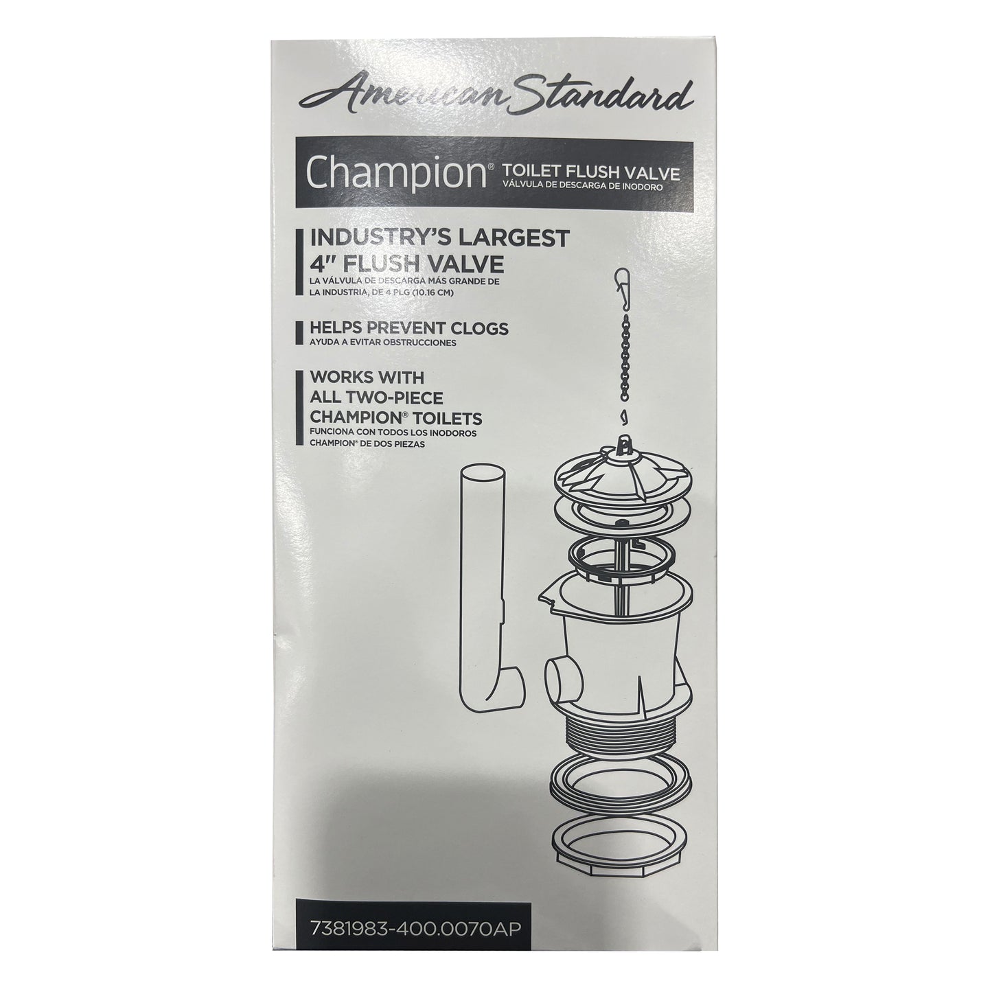 7381983-400.0070AP - 2PC Champion Universal Flush Valve