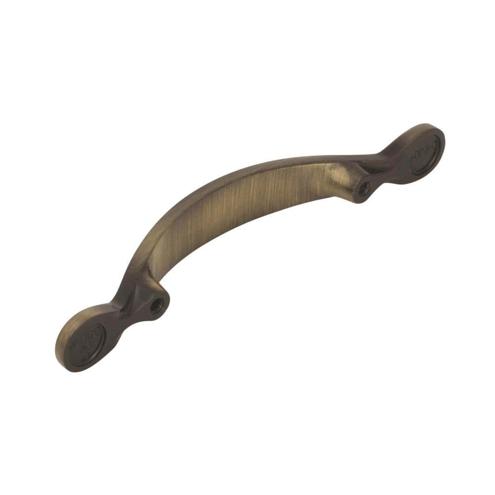 BP1580EB - 3" (76 mm) Center to Center Nature's Splendor Inspirations Cabinet Pull - Elegant Brass
