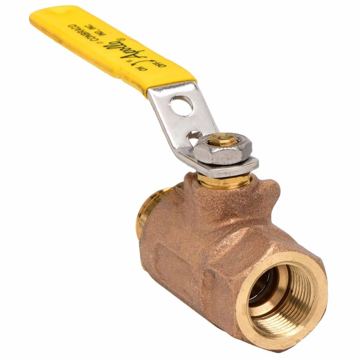 70-104-HC - 3/4" FNPT Bronze Ball Valve, Hose Thread w/ Cap & Chain