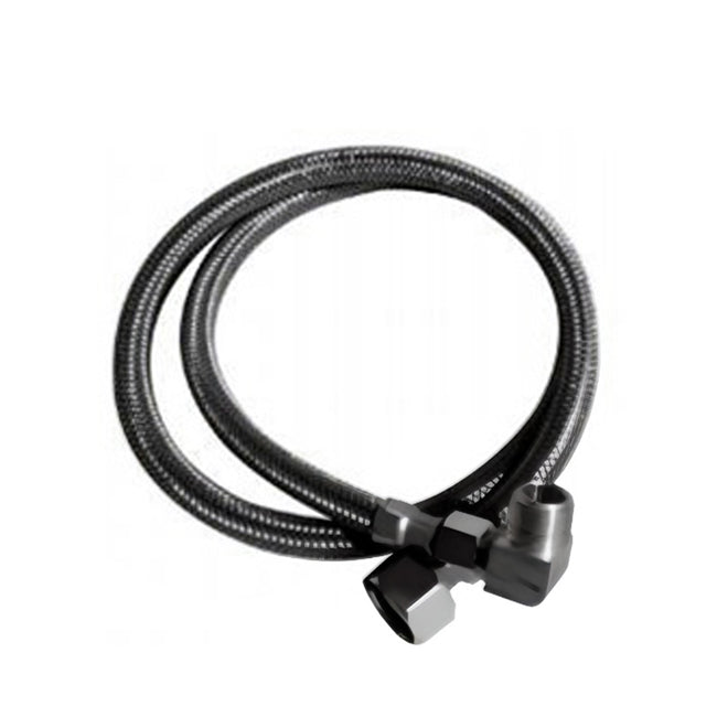 KDW-160-PP - Stainless Steel Braided Dishwasher Connector with Elbow Adapter- 3/8" FIP x Comp, 60"