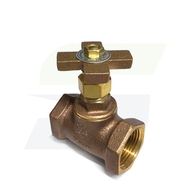 BGV-075X - 3/4" Brass Gate Valve with Cross Handle