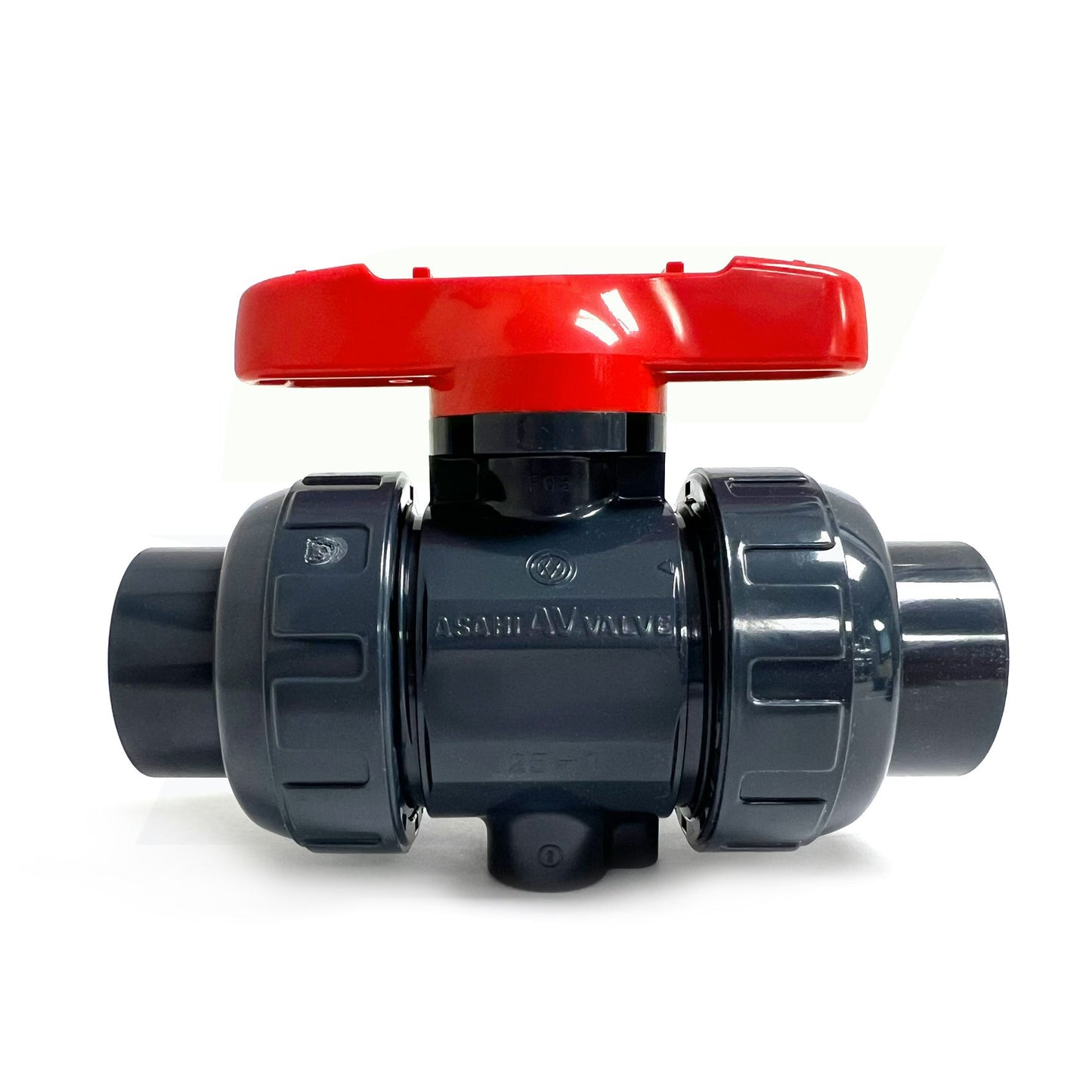 1601010 - 1" True Union In-line Ball Valve - PVC, Socket/Threaded, EPDM Seal