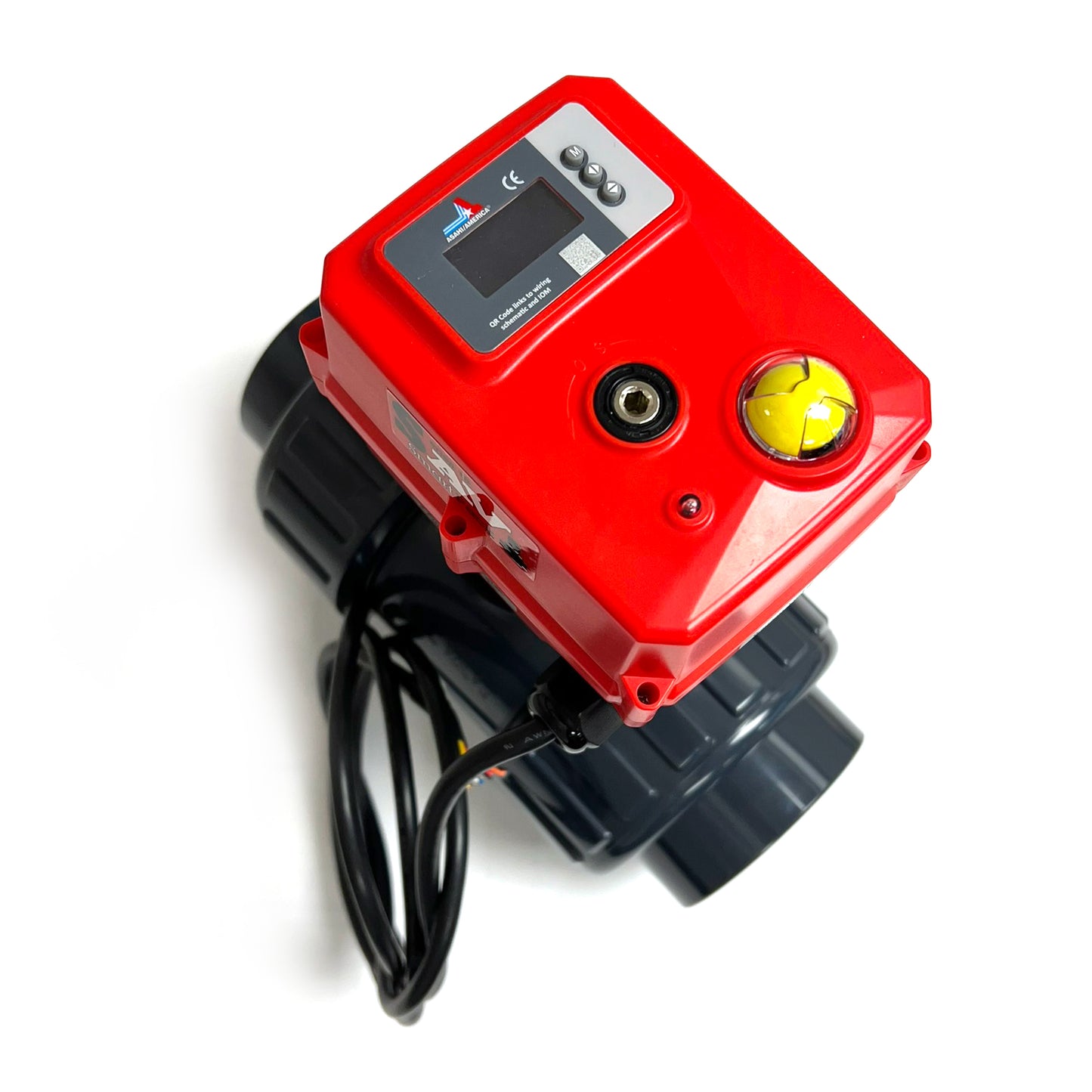 160260030 - 3" True Union Actuating Ball Valve - PVC, Socket, EPDM Seal