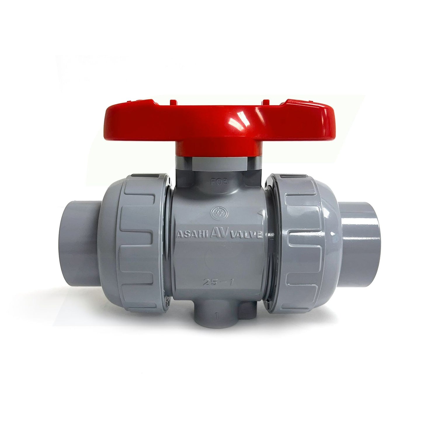 1609010 - 1" True Union In-line Ball Valve - CPVC, Socket/Threaded, EPDM Seal