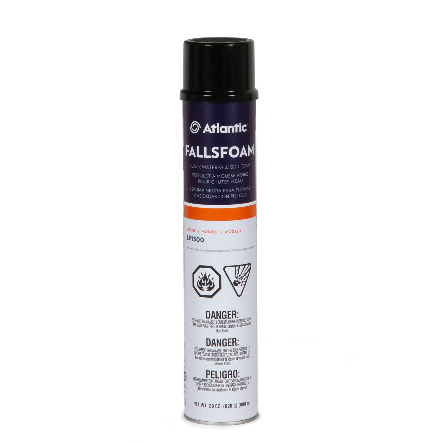 LF1300 - FallsFoam Black Waterfall Foam for Foam Gunz - 29 oz