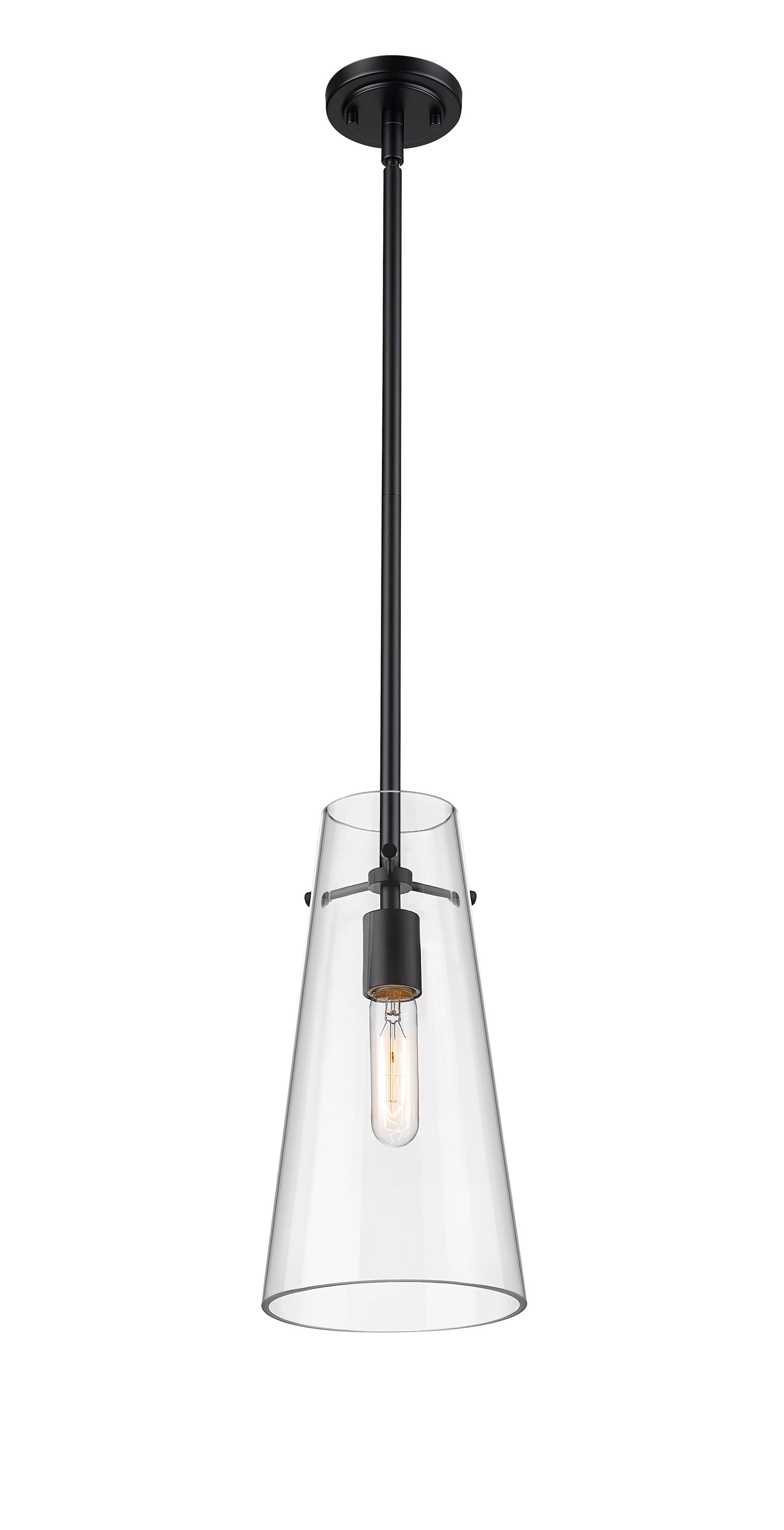 7508P-ROD-MB - Kira 1 Light 6" Pendant - Matte Black