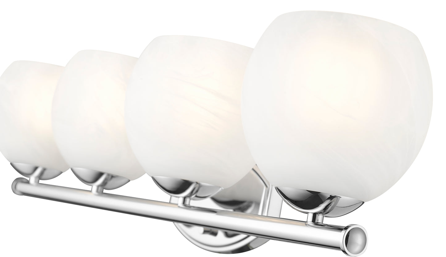 1963-4V-CH - Colette 4 Light 32" Vanity - Chrome