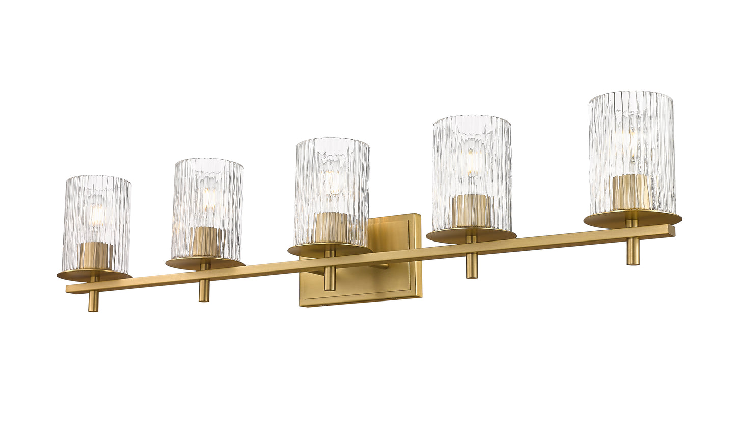 1949-5V-MGLD - Grayson 5 Light 40" Vanity - Modern Gold