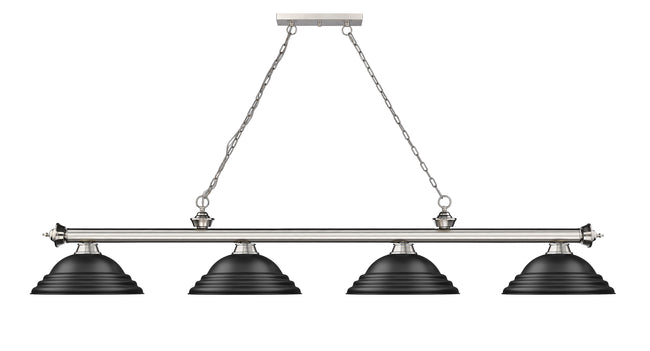 2306-4BN-SMB - Cordon 4 Light 82" Billiard - Brushed Nickel