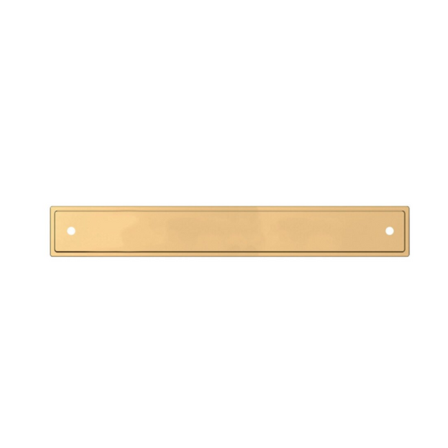 4941031 - 6" Centers - Contemporary Back Plate - Unlacquered Brass