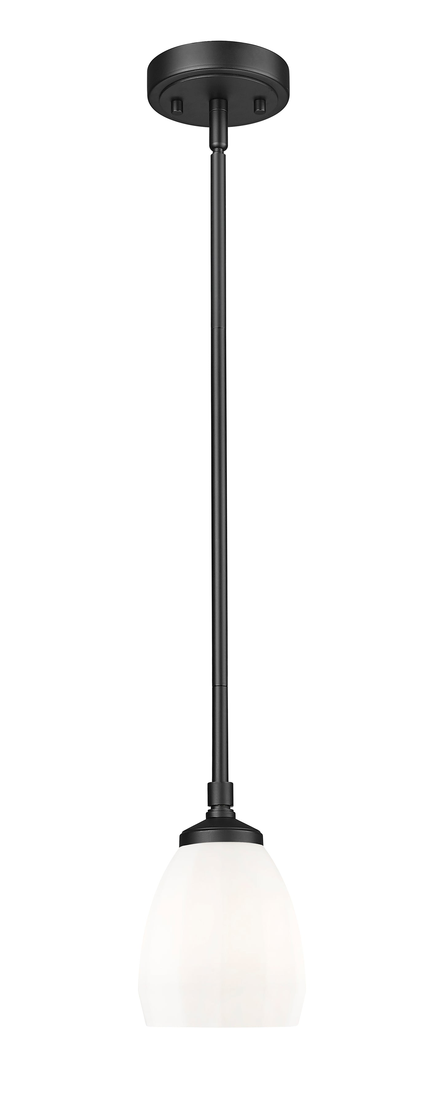 7004P5-MB - Oren 1 Light 6" Pendant - Matte Black