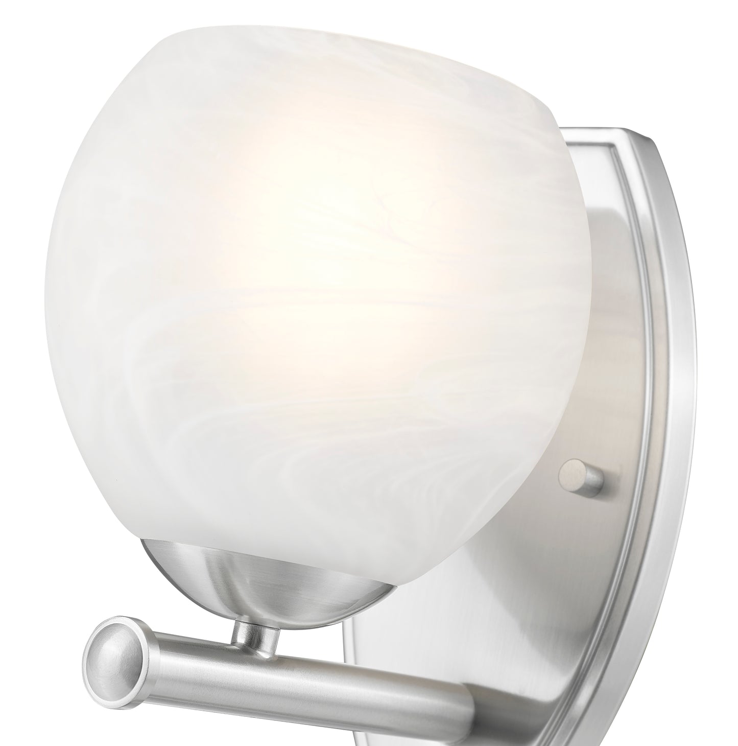 1963-1S-BN - Colette 1 Light Wall 9" Sconce - Brushed Nickel