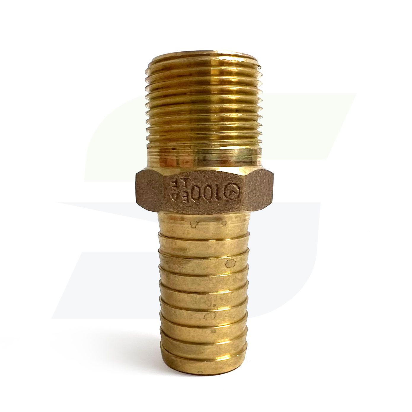 RBMANL100 - 1" Brass Hose Barb x MPT Male Adapter