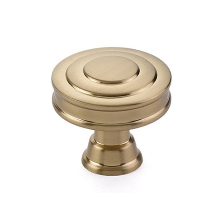 86464US4 - Glendon 1-5/8" Mushroom Cabinet Knob - Transitional Heritage Collection - Satin Brass