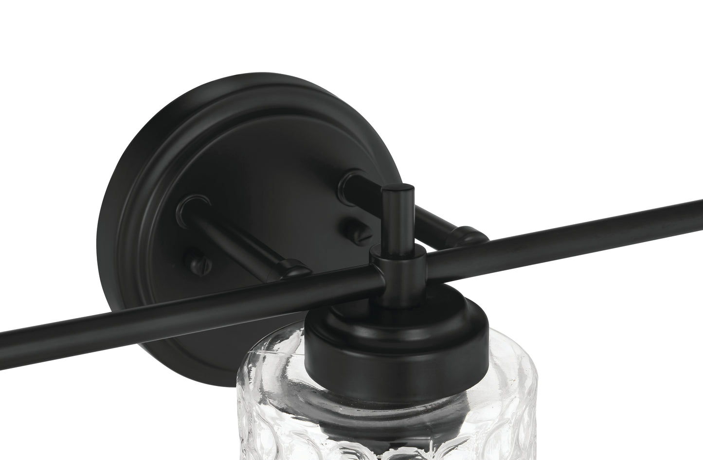 60503-FB - Claire 3 Light 21" Wide Vanity Light - Flat Black