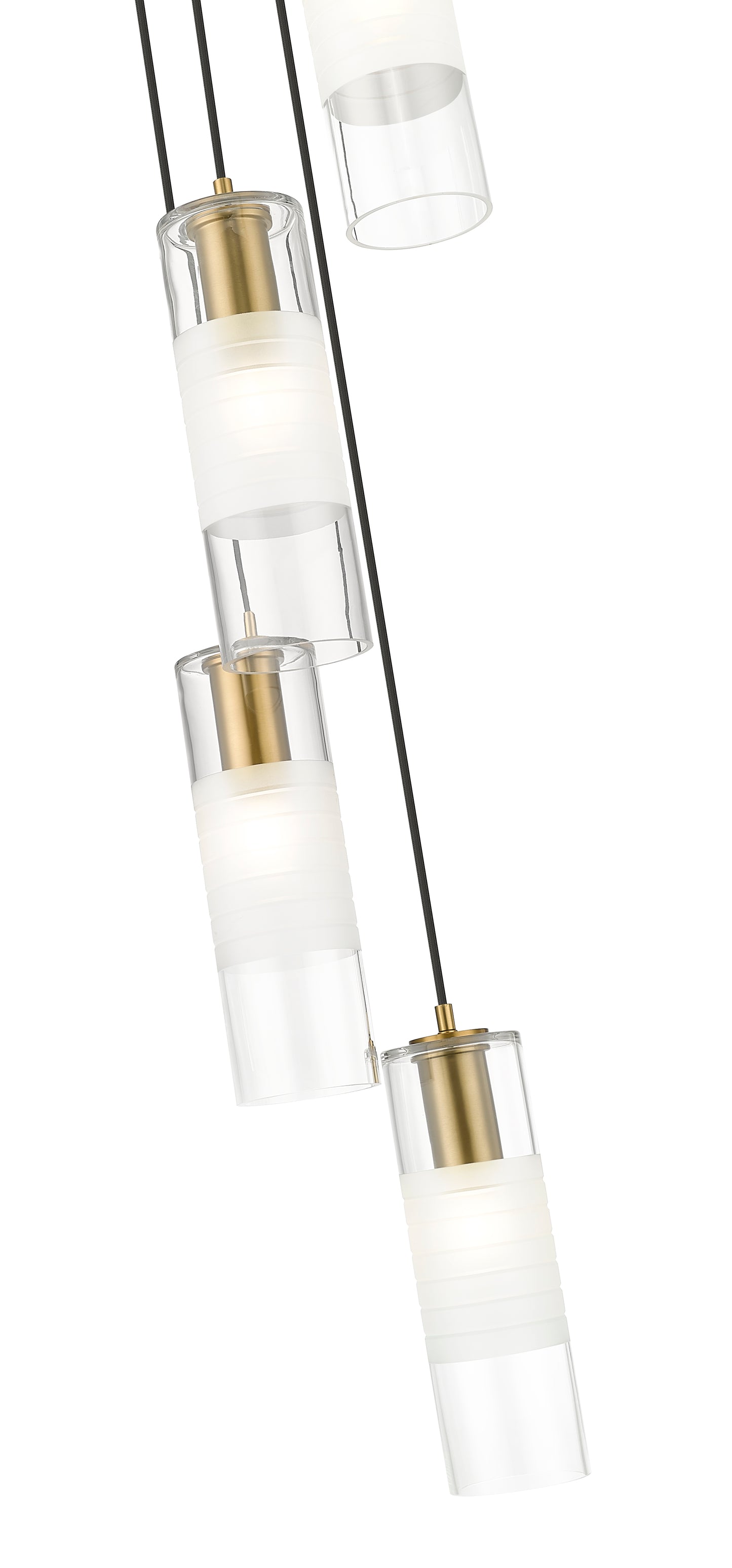824P-5R-MGLD - Alton 5 Light 12" Chandelier - Modern Gold
