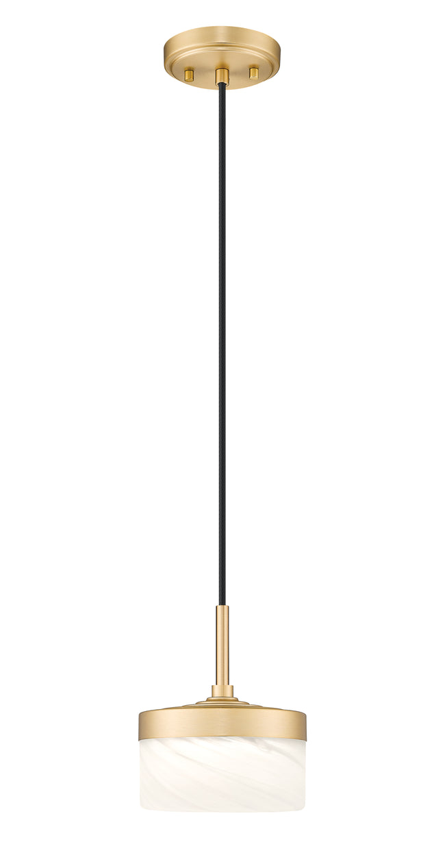 827P6-MGLD-LED - Renaud 1 Light 7" Pendant - Modern Gold