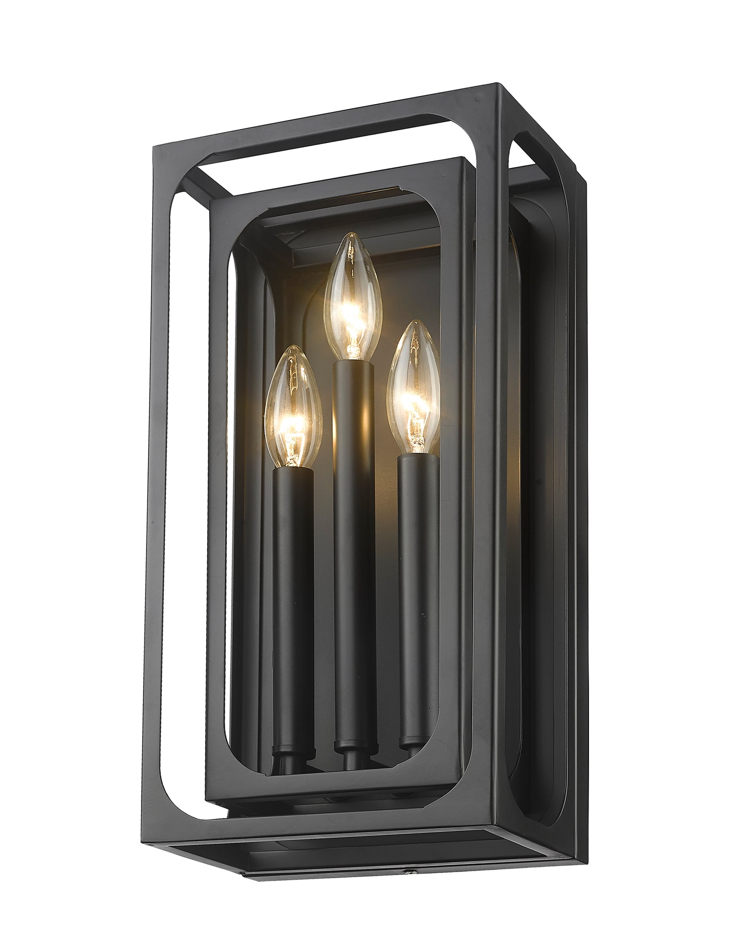 3038-3S-MB - Easton 3 Light Wall 16" Sconce - Matte Black