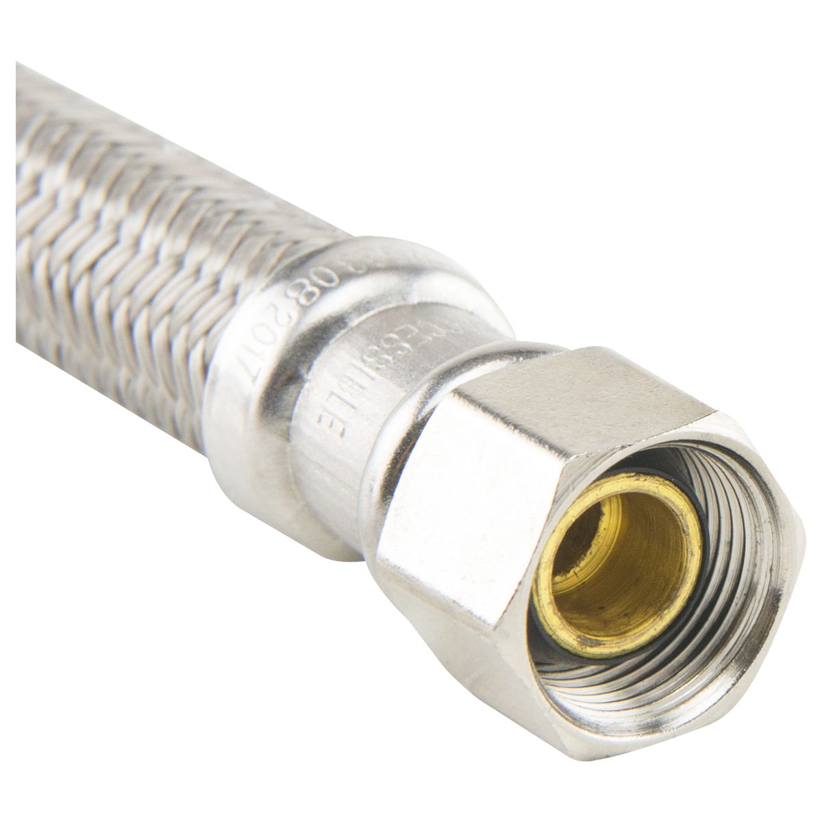 B1-20KC-F  - Braided Faucet Connector - 3/8" Comp x Comp, 20"