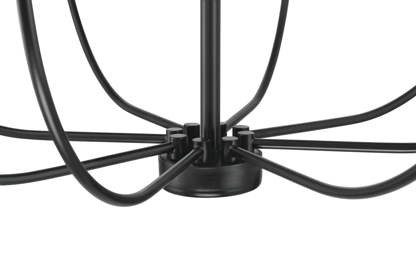59828-FB - Traci 8 Light 31" Wide Chandelier - Flat Black