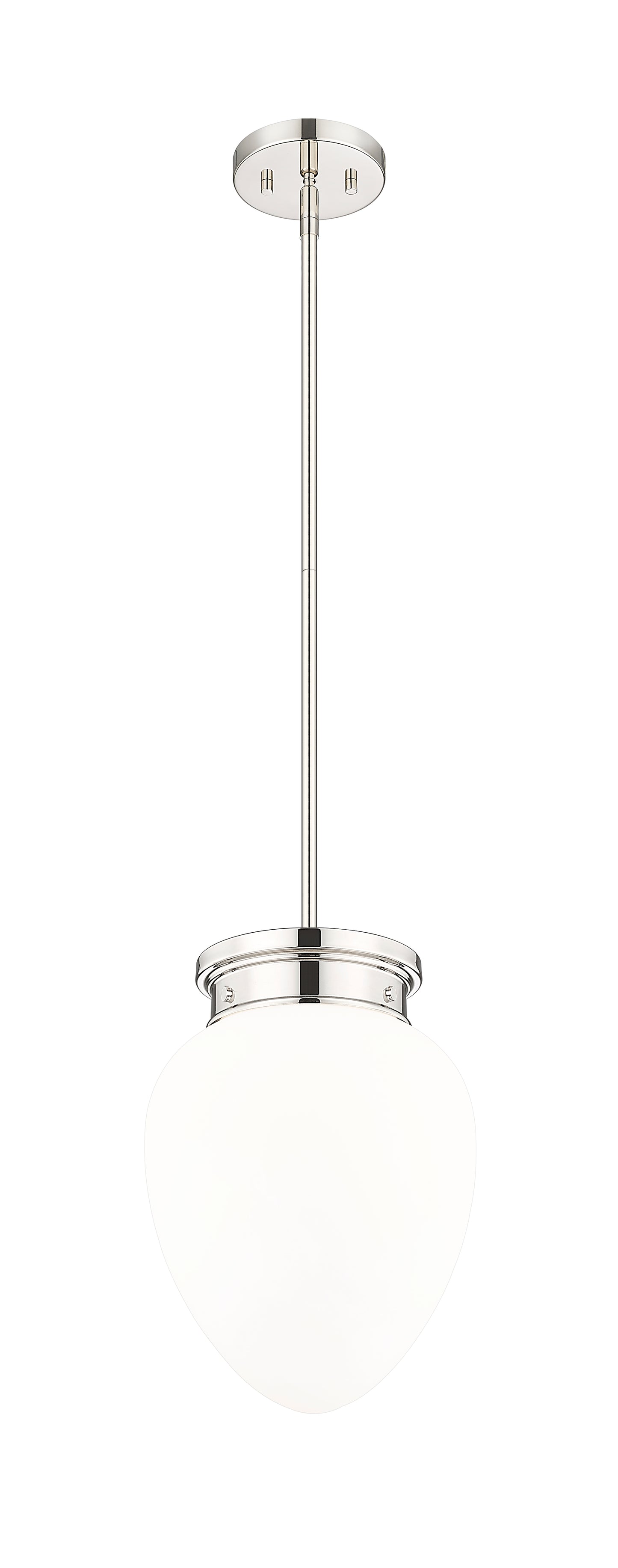 1945P9-PN - Gideon 1 Light 10" Pendant - Polished Nickel