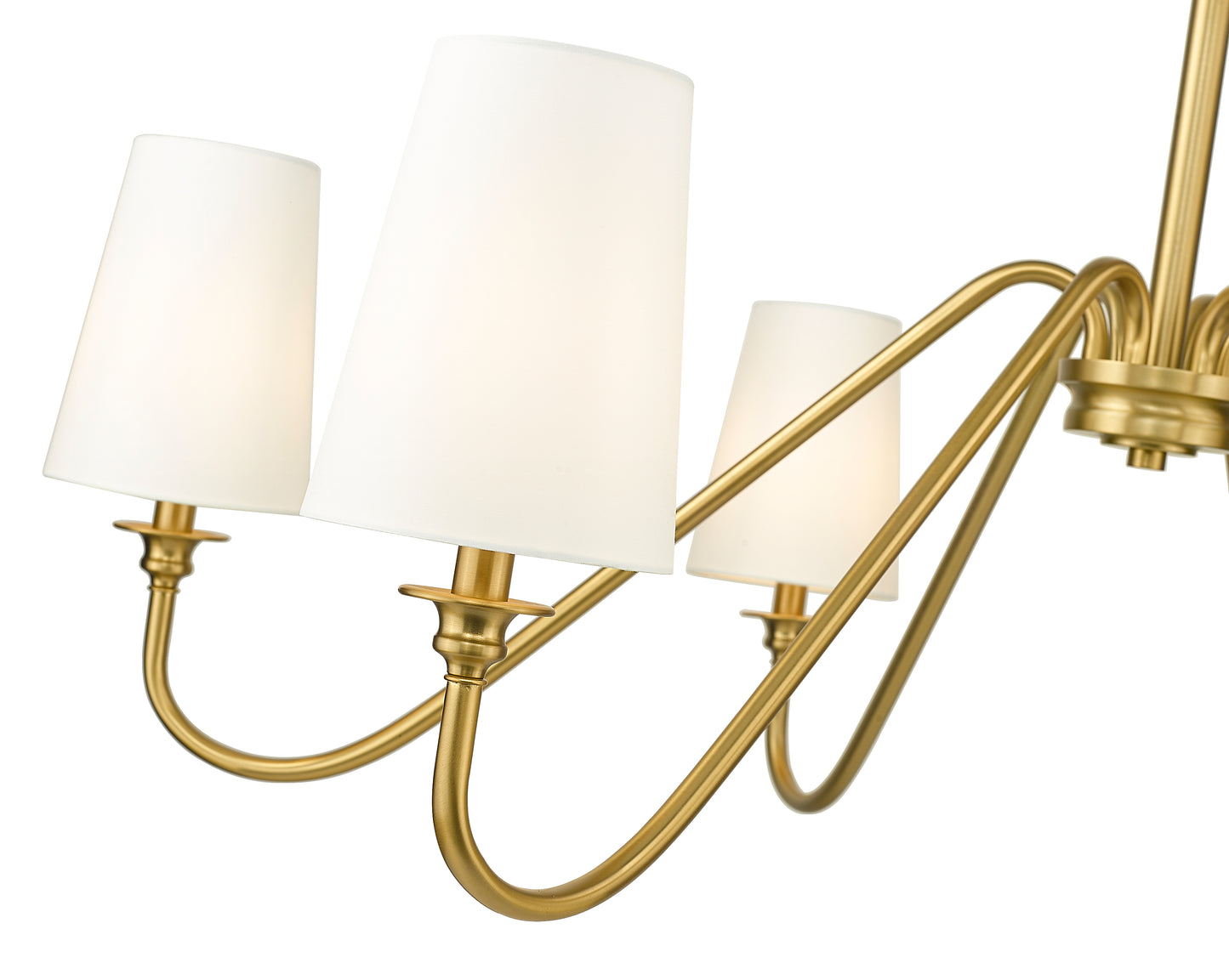 7509-6-46MGLD - Gianna 6 Light 46" Chandelier - Modern Gold