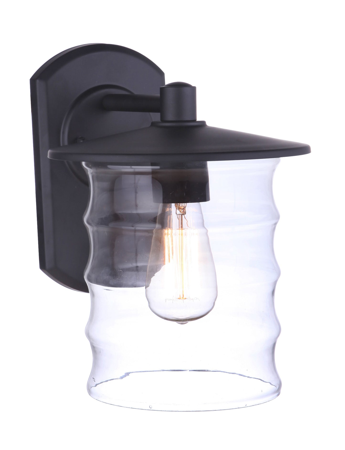 ZA3624-MN - Canon 1 Light 12.13" High Outdoor Wall Lantern - Midnight