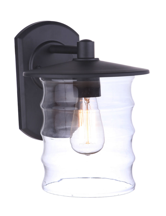 ZA3624-MN - Canon 1 Light 12.13" High Outdoor Wall Lantern - Midnight