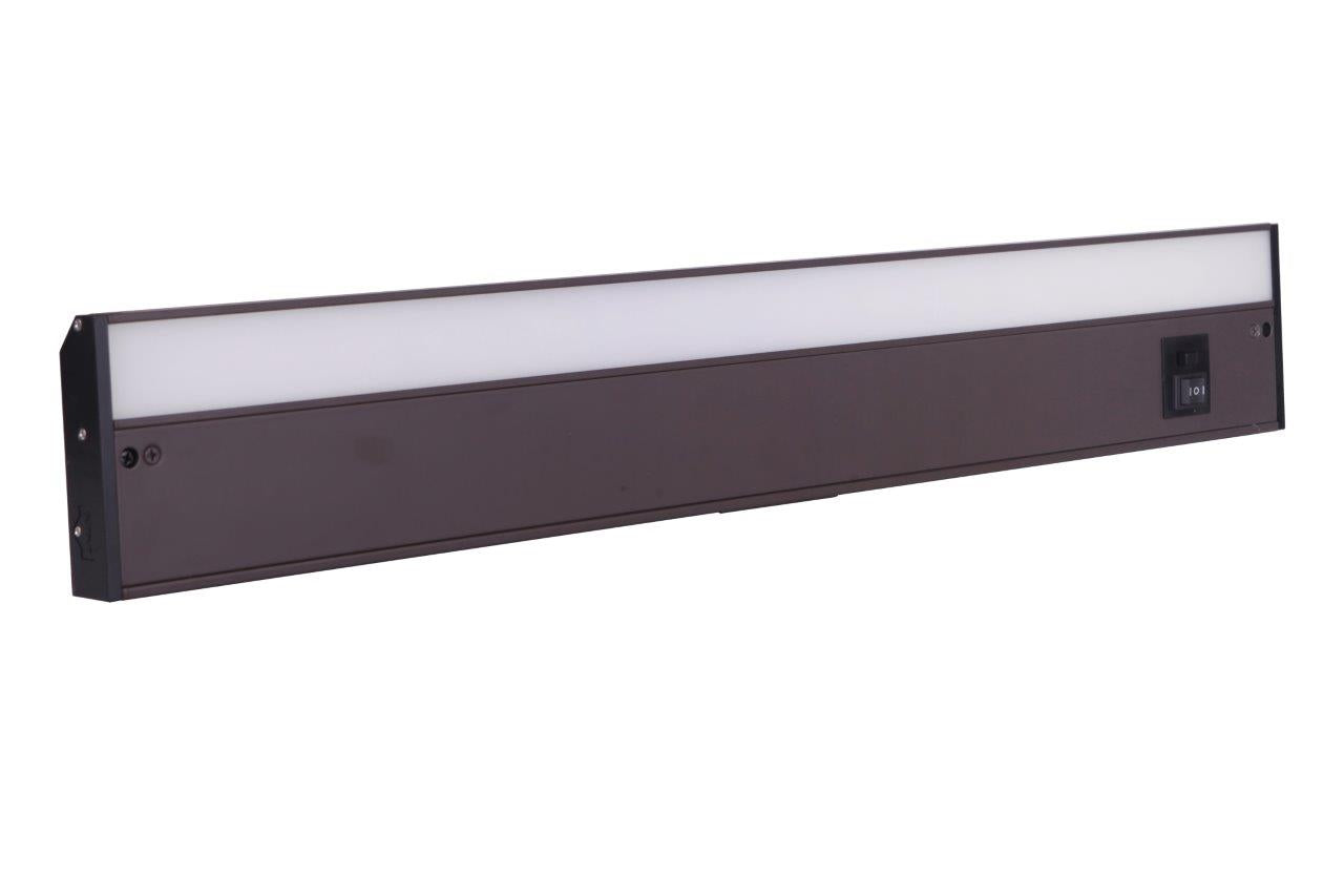 CUC3024-BZ-LED - 3CCT Under Cabinet Light Bars 1 Light 3.63" Wide Under Cabinet Light Bar - Bronze