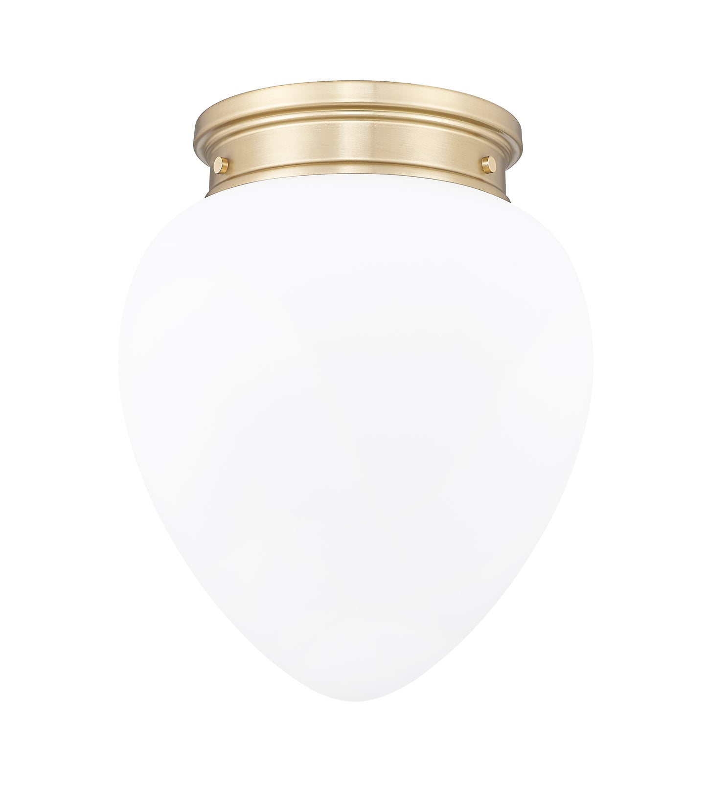 1945F12-MGLD - Gideon 1 Light Flush 12" Mount - Modern Gold