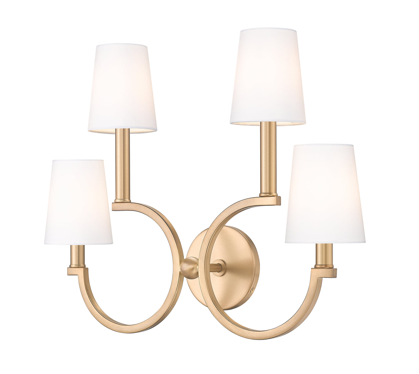 2016-4S-MGLD - Cordelia 4 Light Wall 16" Sconce - Modern Gold