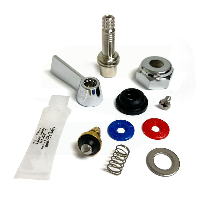 2000-0004 - Stem 1/2" Right Hand Check Kit with Lever Handle Replacement Stem for both Brass And SS Control Valves