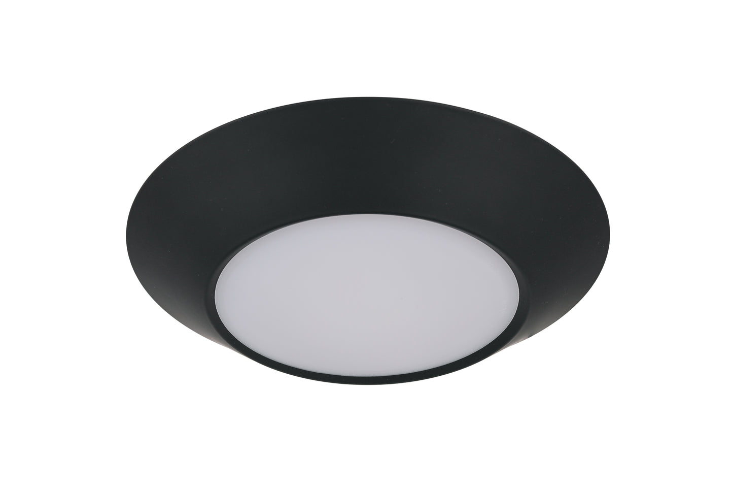 X9306-FB-LED-5CCT - LED Flush 7.5" Wide Flush Mount - Flat Black