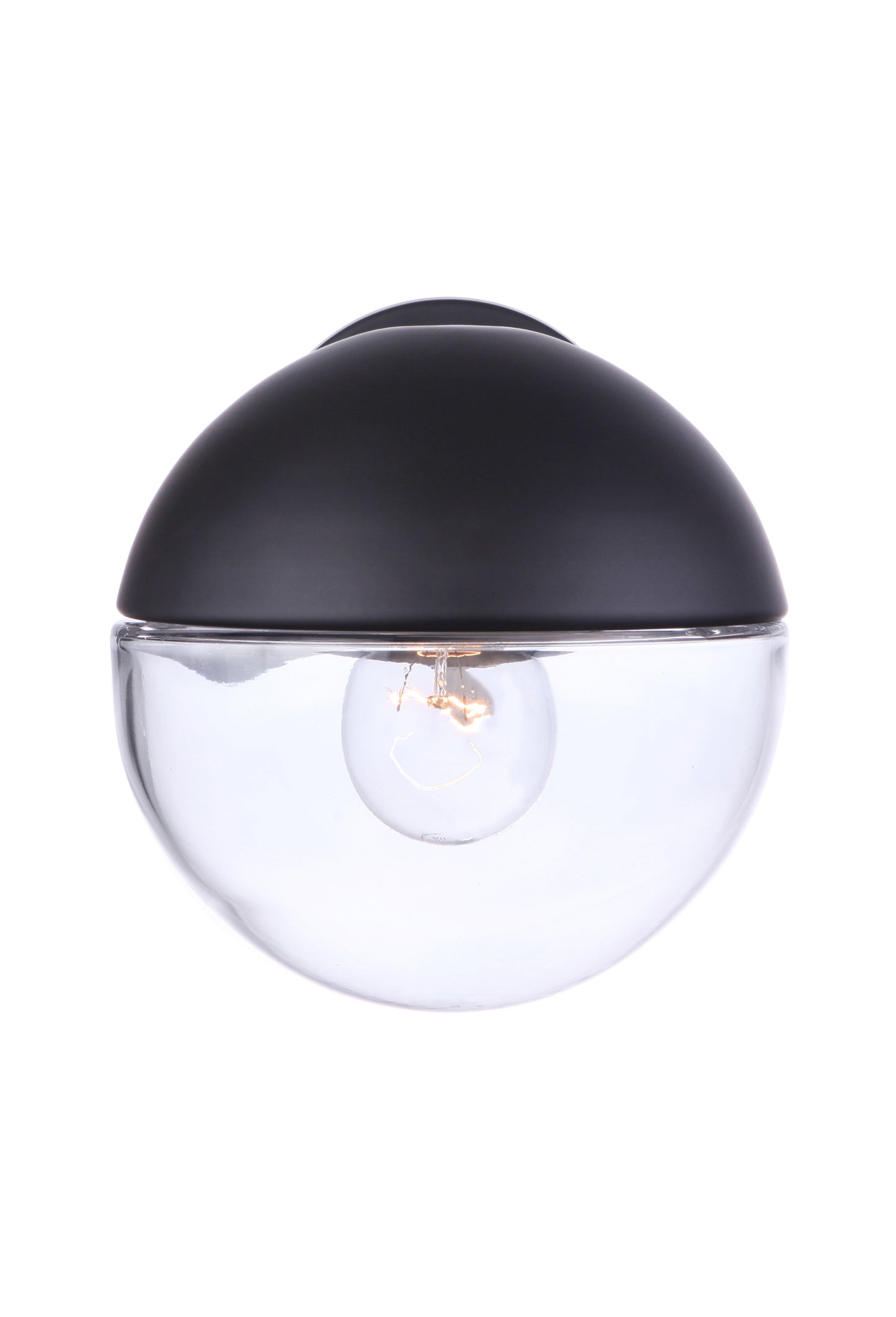 ZA3414-MN - Evie 1 Light 7.88" High Outdoor Wall Lantern - Midnight