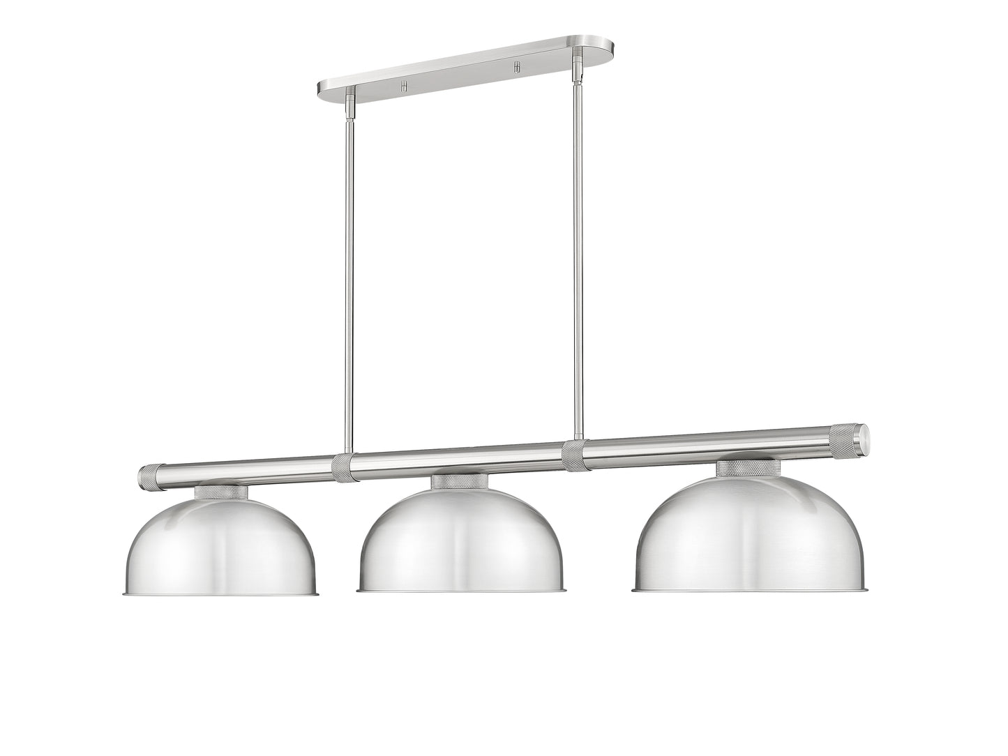 3050-3BN-D13BN - Vanguard 3 Light 58" Billiard - Brushed Nickel