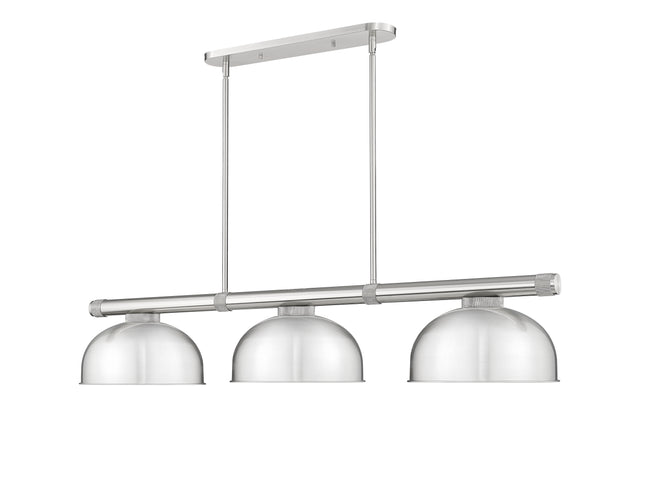 3050-3BN-D13BN - Vanguard 3 Light 58" Billiard - Brushed Nickel