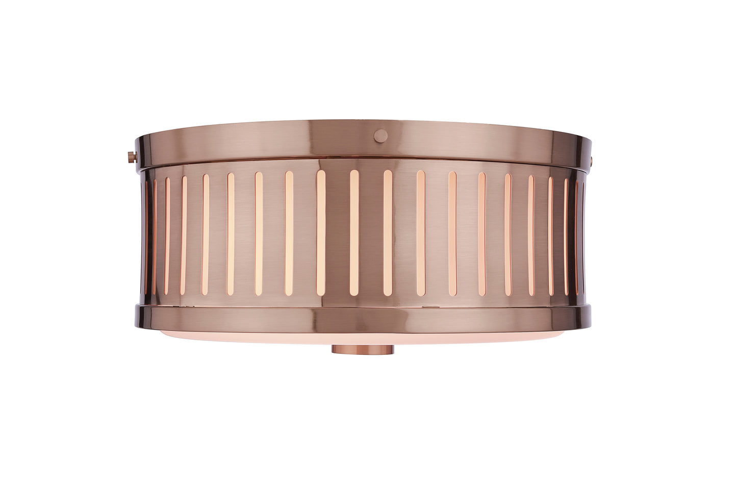 X3313-SB - Livingston 3 Light 13" Wide Flush Mount - Satin Brass