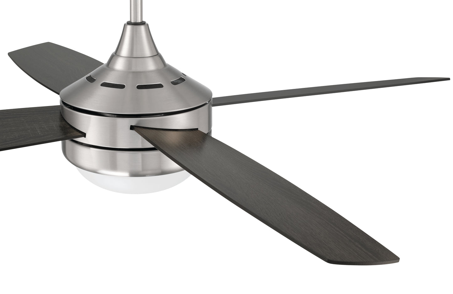PHZ52BNK4-BNGW - Phaze II 4- Blade 52" 4 Blade Ceiling Fan with Light Kit - Brushed Nickel