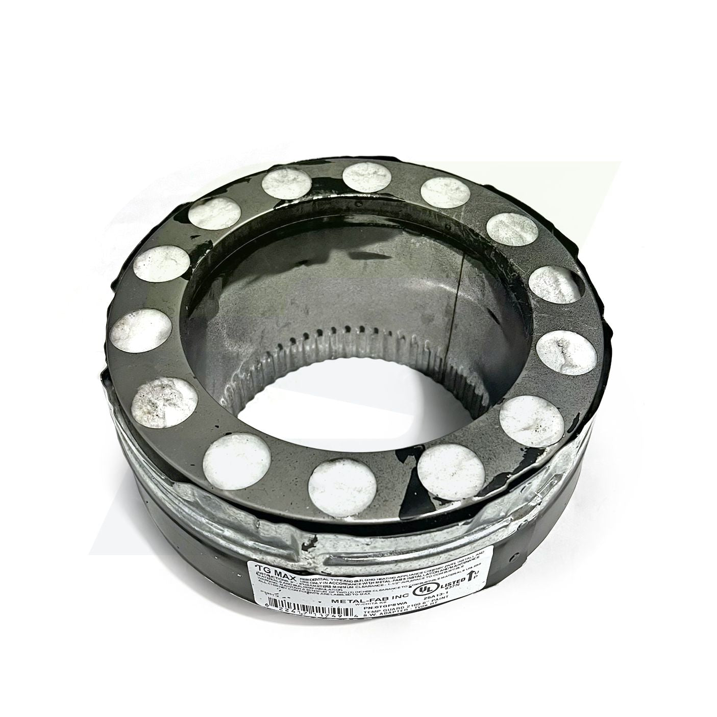 6TGPSWA - 6" Temp Guard 2100 Degree Painted Single Wall Adapter