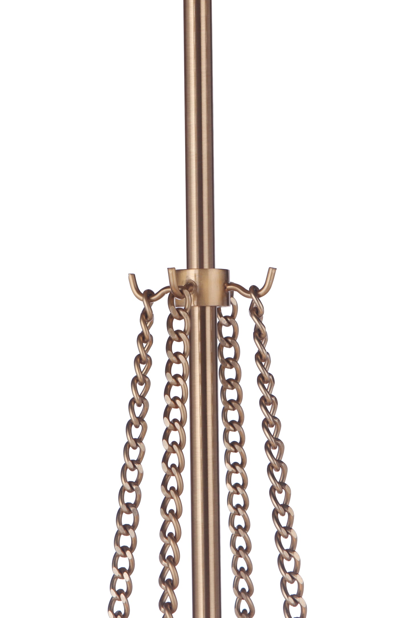 57374-SB - Guiding Star 4 Light 14.38" Wide Chandelier - Satin Brass