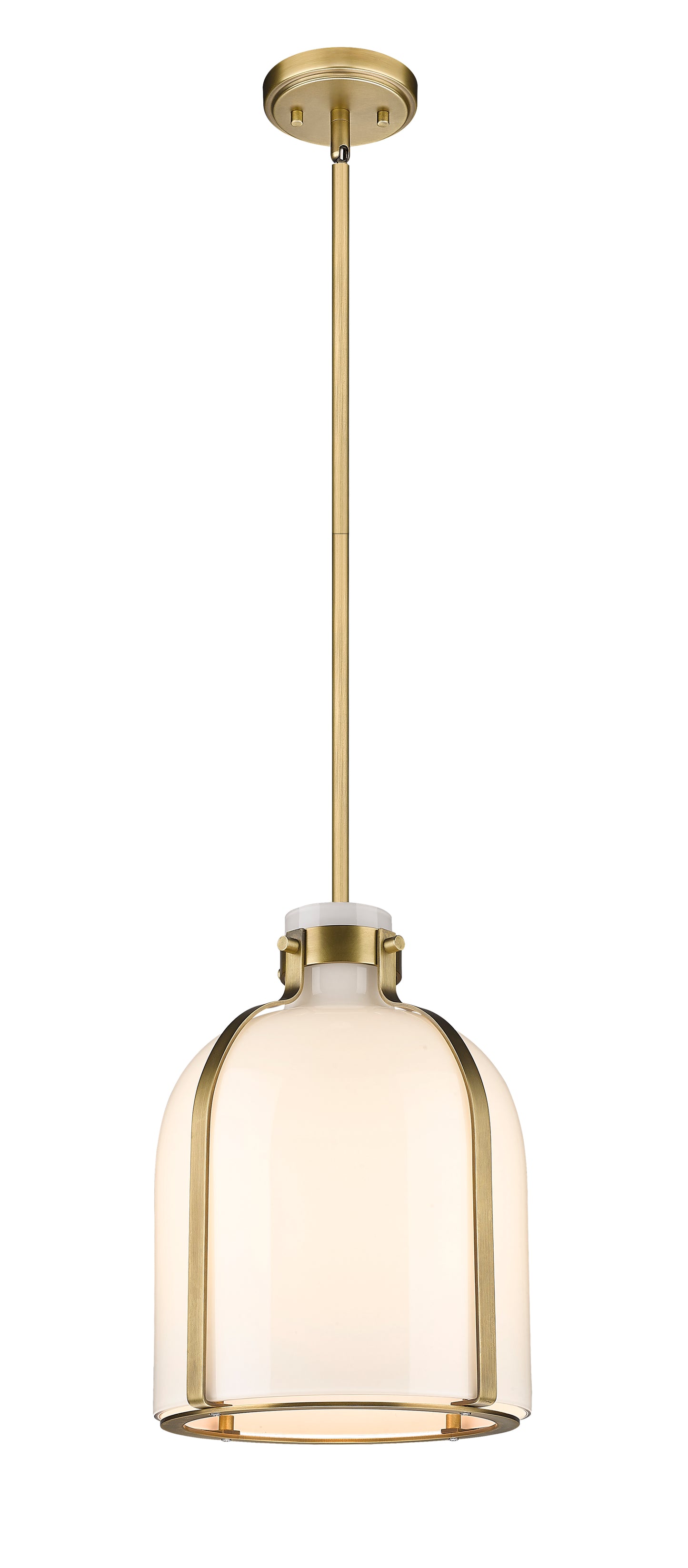 818-9RB - Pearson 1 Light 10" Pendant - Rubbed Brass