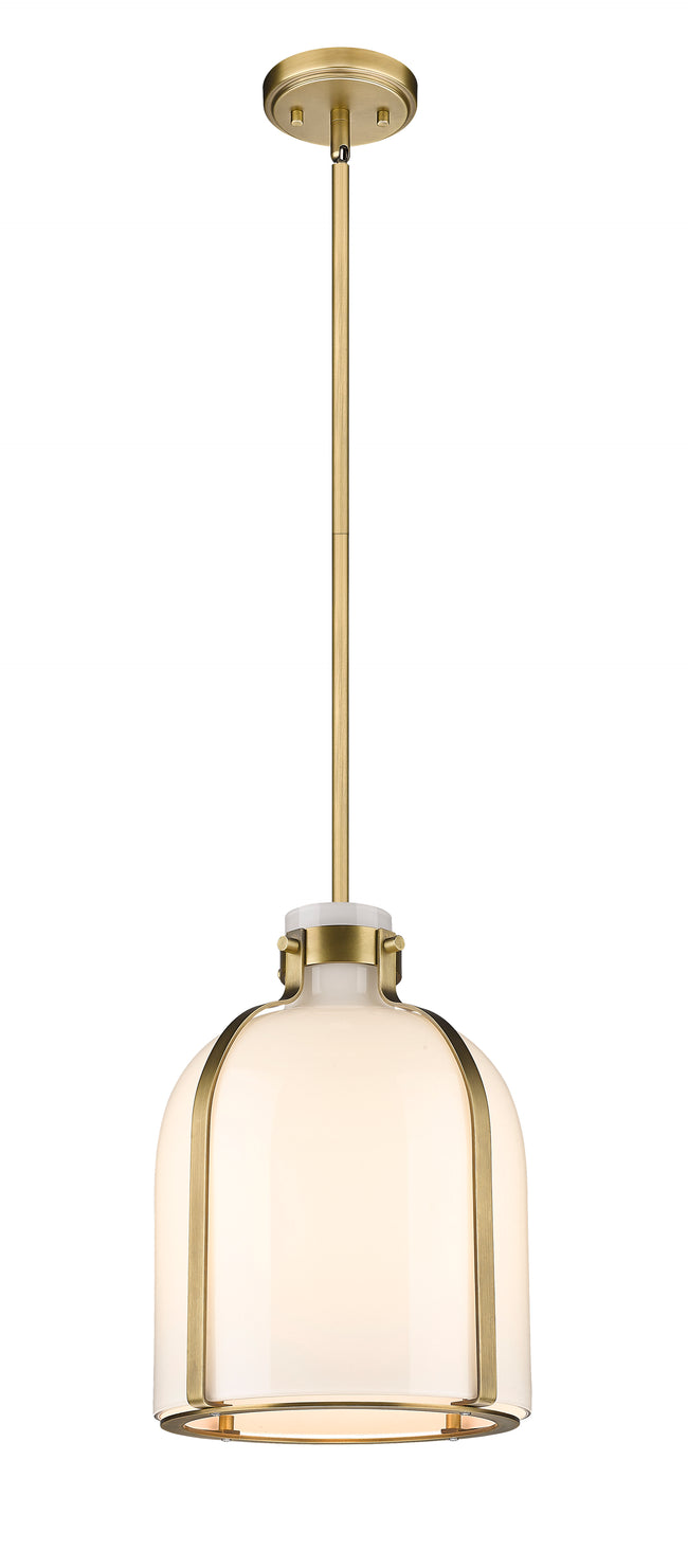 818-9RB - Pearson 1 Light 10" Pendant - Rubbed Brass