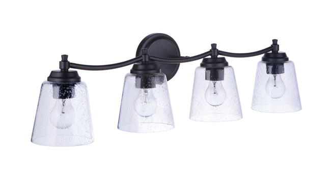 50204-FB - Tyler 4 Light 31" Wide Vanity Light - Flat Black