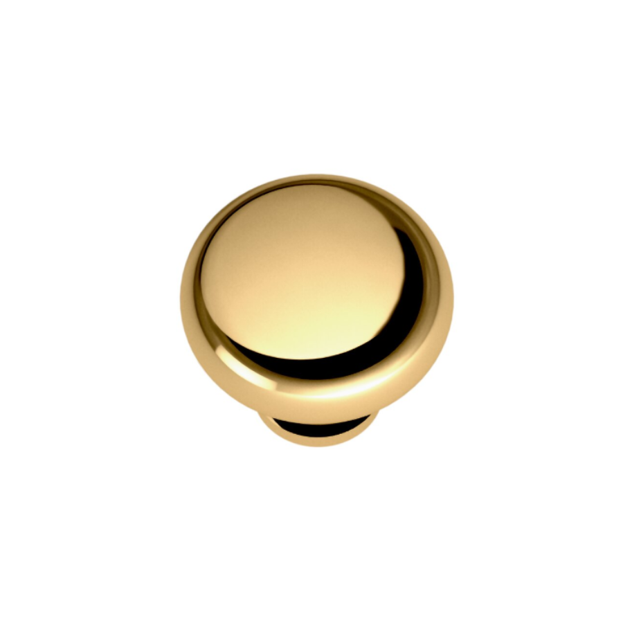 4706003 - 1.25" - Classic Knob - Polished Brass