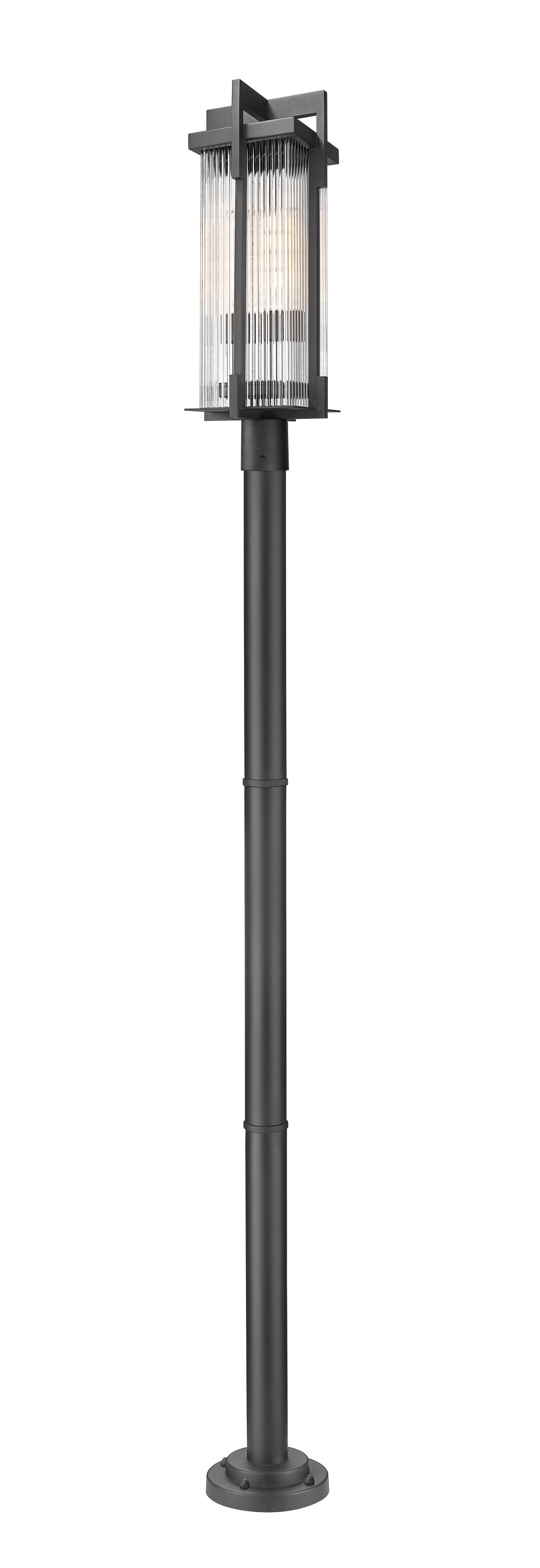 5031PHBR-567P-BK - Fortis 2 Light 99" Post Light - Sand Black